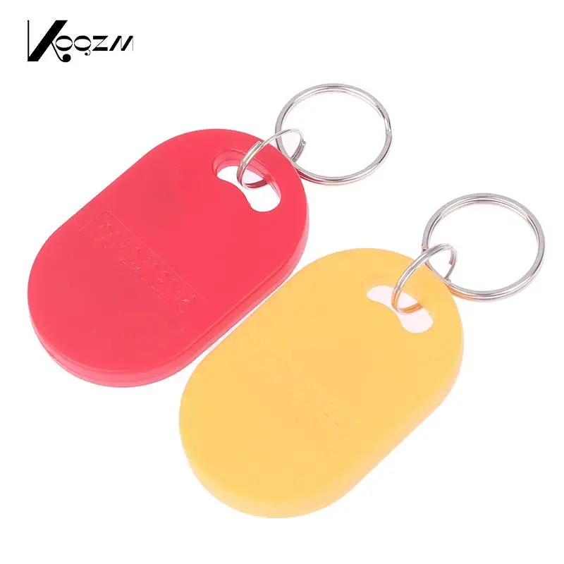 Dual Chip Frequency RFID 125KHZ T5577 13.56MHZ Changeable Writable IC+ID Rewritable Composite Key Tags Keyfob