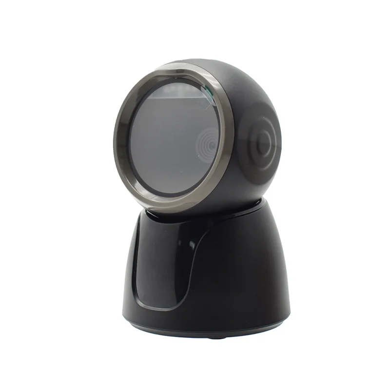 Wireless and Bluetooth Desk 2D Omni Directional Barcode Scanner with Battery
