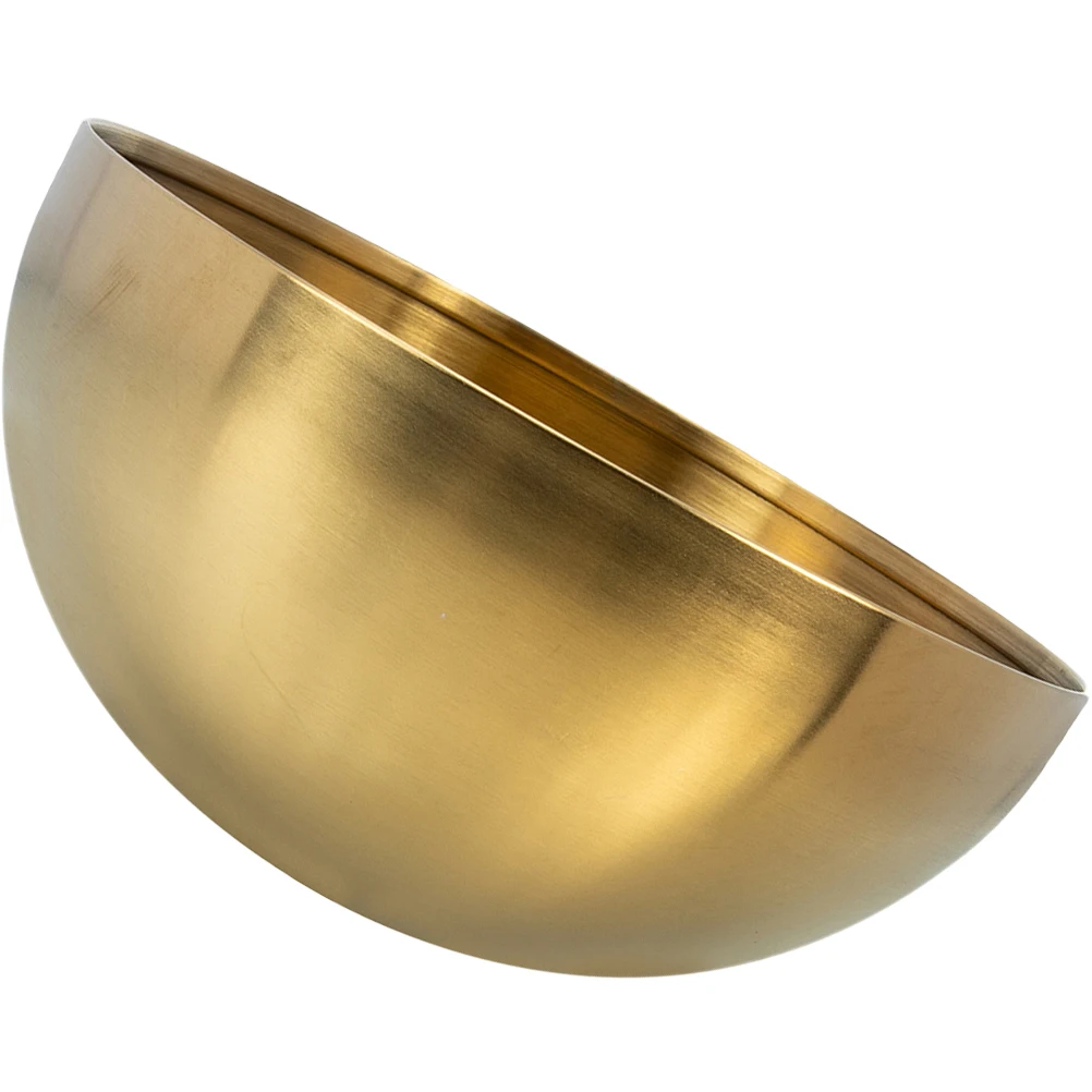 

Stainless Steel Salad Bowl Kitchen Serving Daily Use Food Mixing Noodle Reusable Creative Fruit Snack Dessert Multipurpose Home