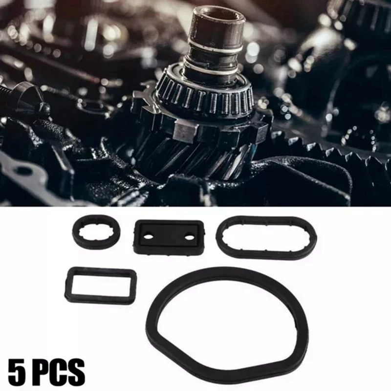 Car Filter Seal Kit Oil Cooler Gasket For Mercedes Benz W203 W211 W220 W163 1121840261 1121840361 Benz Accessories