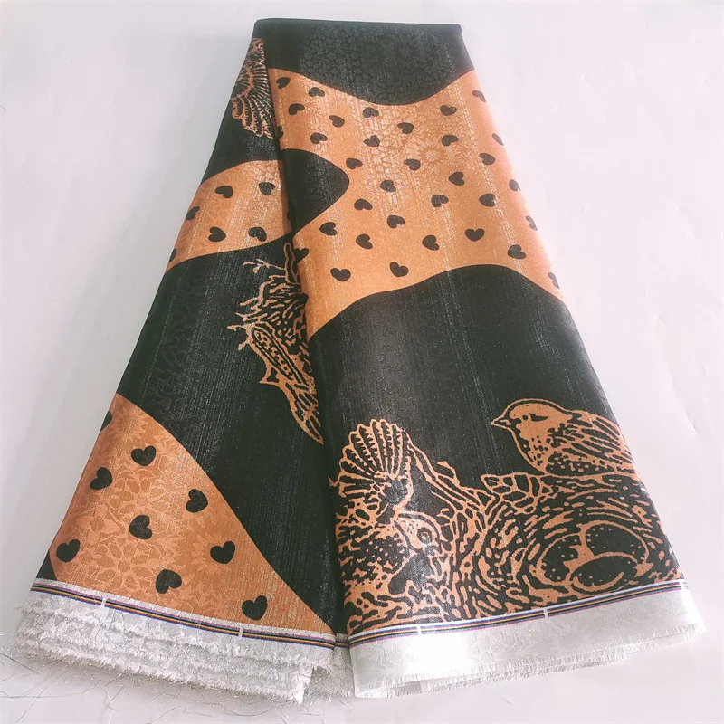 قماش دانتيل جاكار أفريقي مزركش ، فستان ذاتي الصنع ، طلاء نيجيري ، قماش خياطة للحفلات ، جودة عالية ،