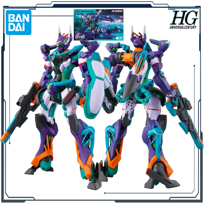 

Bandai оригинальный HG MSGG Gundam GQuuuuuuX gMS-k GFreD 1/144 аниме фигурка в сборе модель игрушки украшения подарки для мальчиков