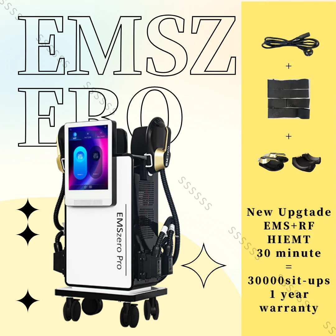 

EMSzero PRO ULTRA RF Machine 15RF 6500w NEO Body Slimming Nova Fat Burning Muscle Electromagnetic Stimulate Hiemt Pro