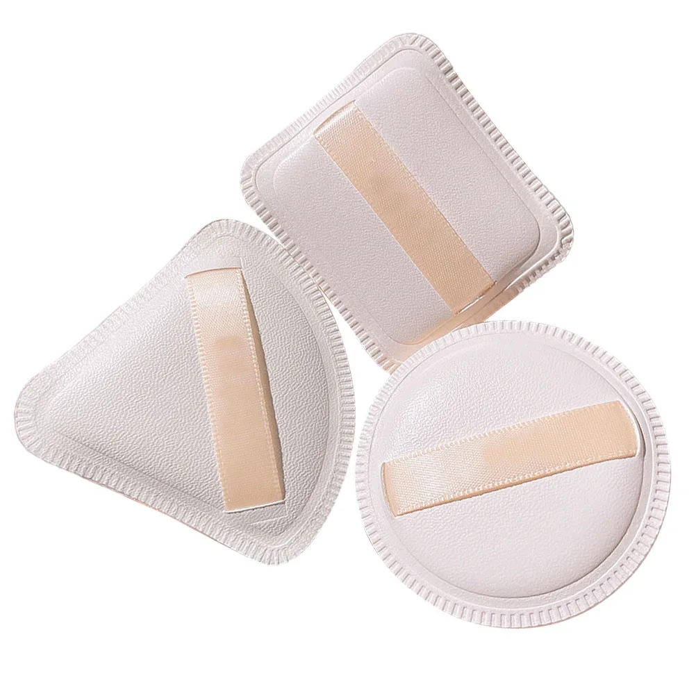 3pcs Cushion Makeup Sponge Loose Puff Wet Sponge Dry Powder Facial Powder Puff Cosmetics Tool