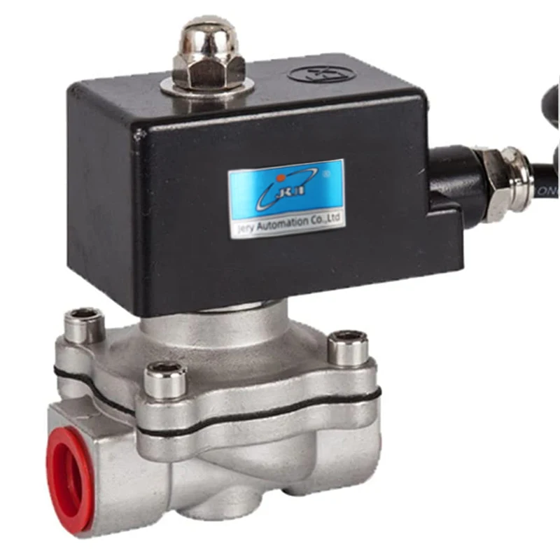 2W200-20 Brass Material 10, 16 bar Normally Closed   Natural   Control Valve Explosion Proof Solenoid Valve