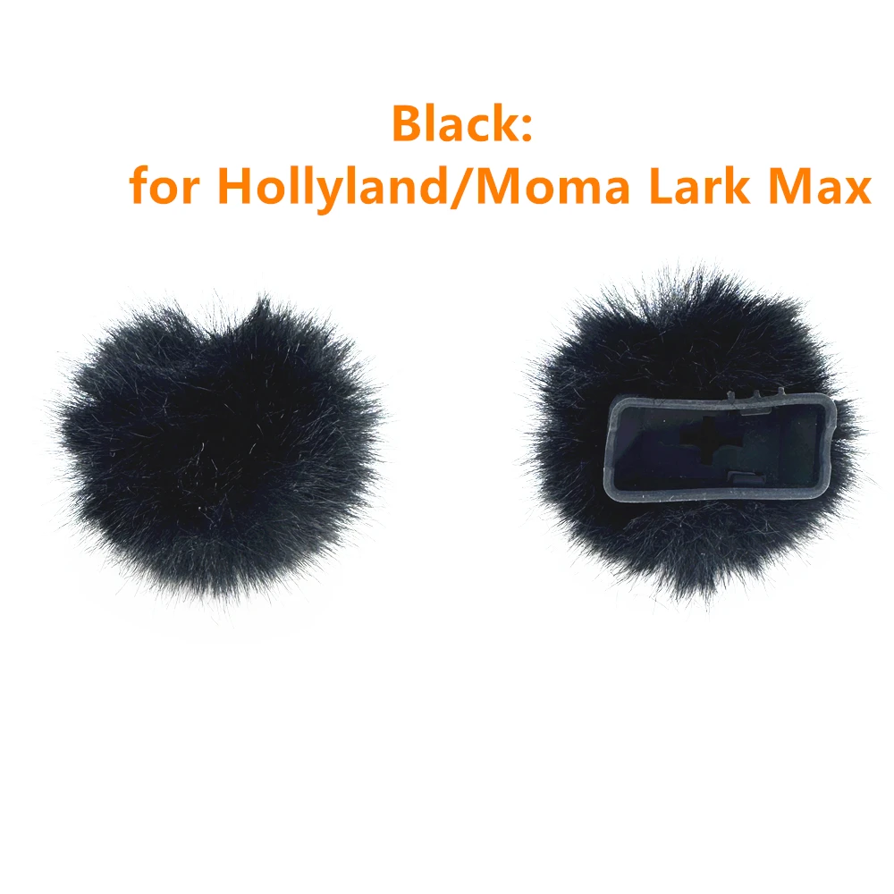 Windscreen Outdoor Windshield Muff Deadcat Cover for Moma Hollyland Lark MIX MAX Wireless Lavalier Microphone Transmitter