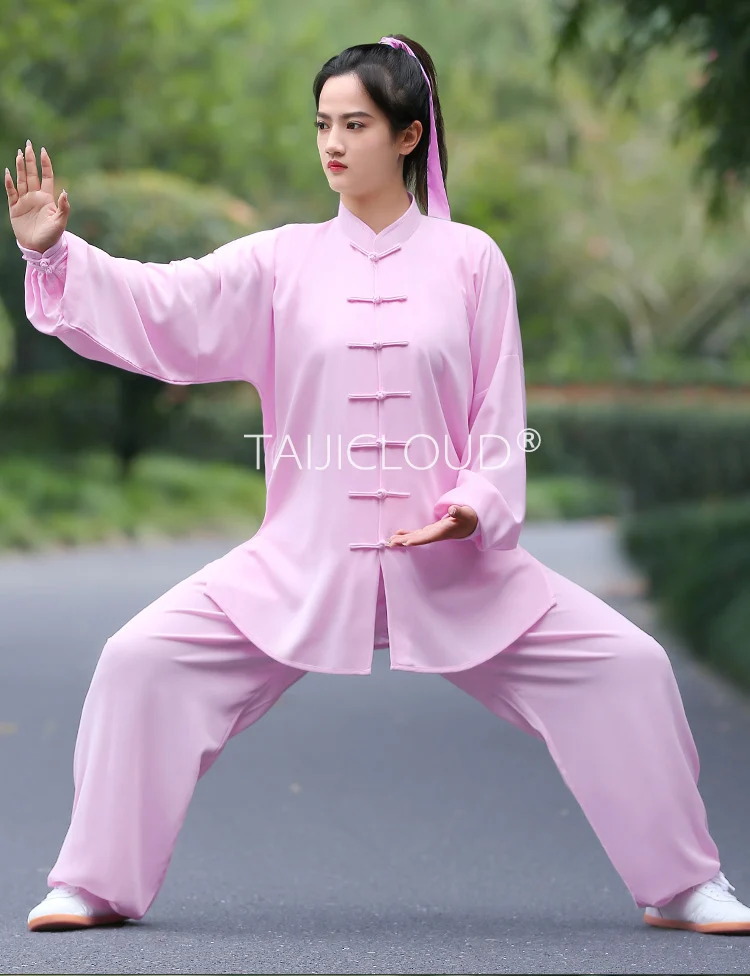 Spring New Style Women's Tai Chi Performance Costume - Ba Duan Jin  Kung Fu Training Outfit with Vibrant Design