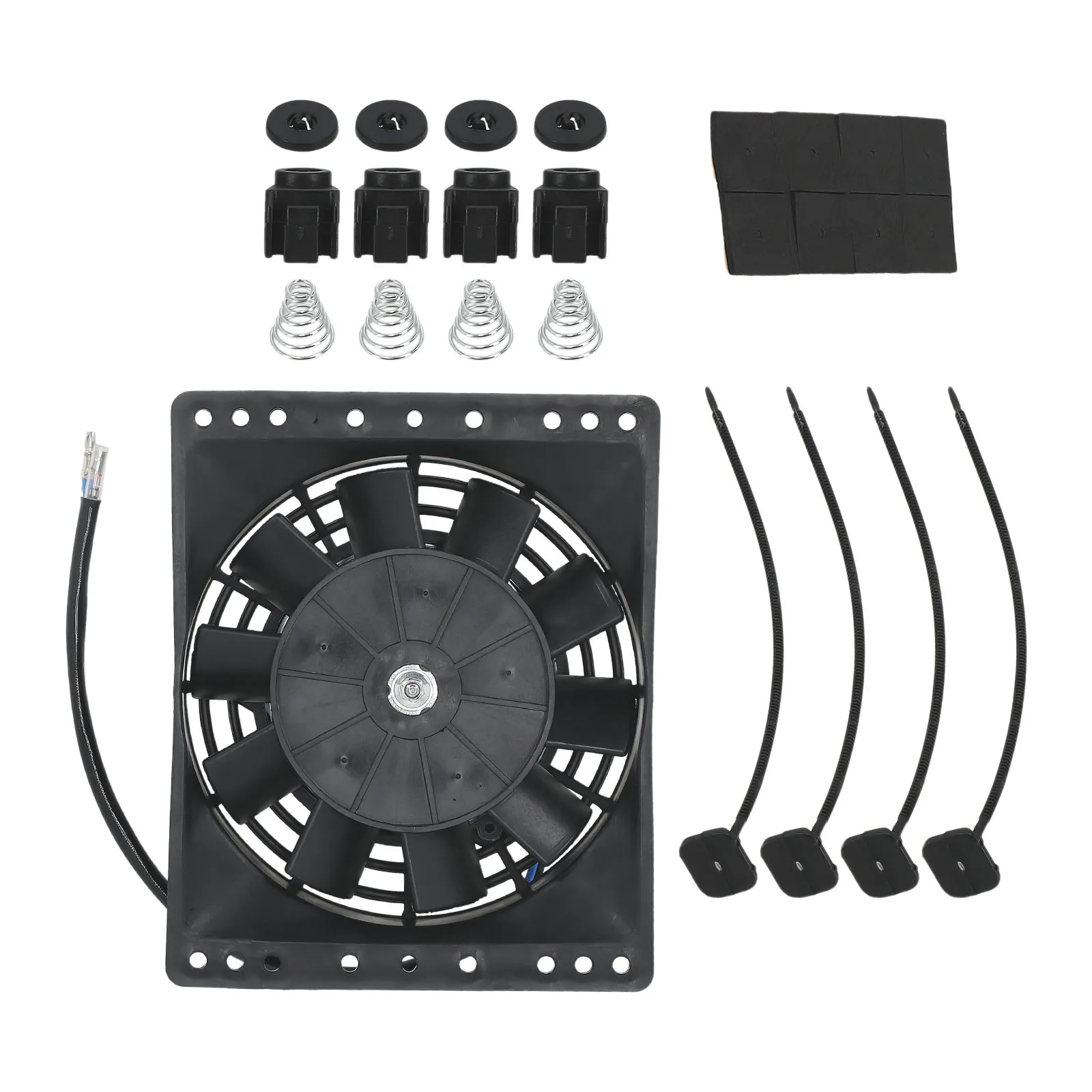 

6 inch Universal Slim Fan Push Pull Electric Radiator Cooling Mount Set For GMC