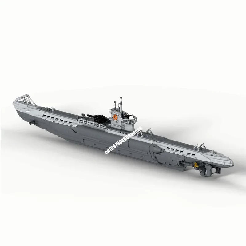 

Новый 4565 шт. Moc, серия военного оружия, U-лодка, модель фриковой лодки, изготовленная на заказ технология головоломок, сборка своими руками, детская игрушка, праздничные подарки