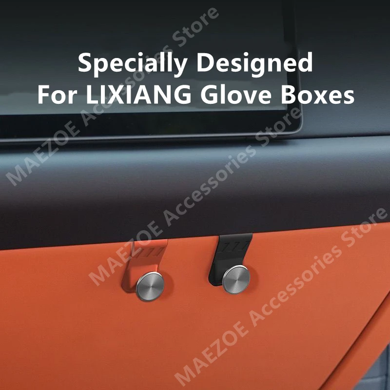 For LI AUTO LIXIANG L6/L7/L8/L9/MEGA Passenger Glove Box Hook,Car Storage Interior Decoration Accessories Refit