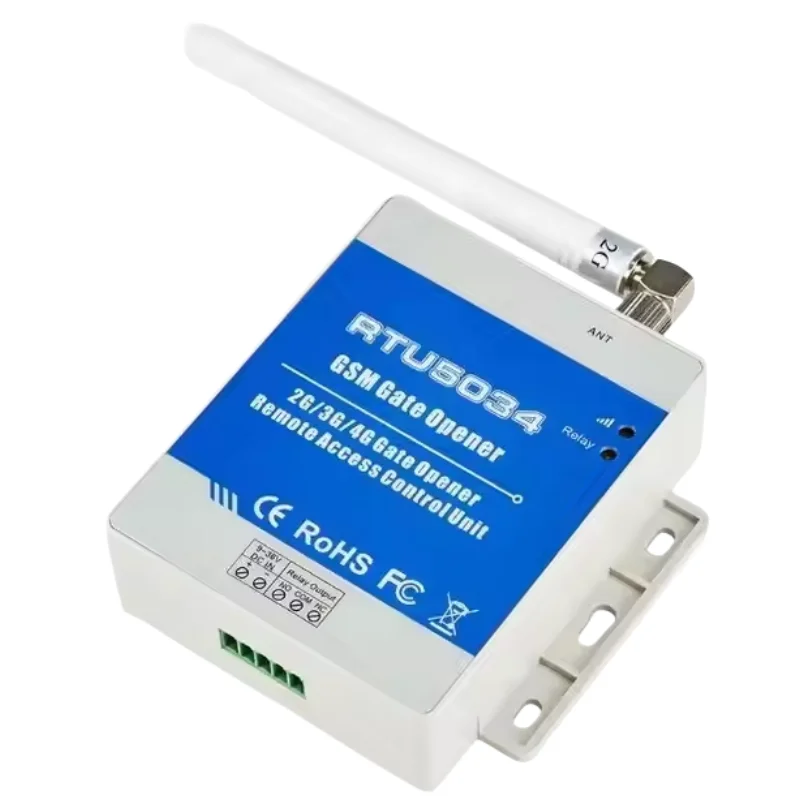 RTU 5034 Релейный контроллер удаленного доступа, Wi-Fi открыватель ворот, релейный выключатель с поддержкой бесплатного звонка 2G/4G