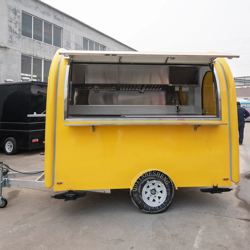 Camión de comida móvil con remolque de carrito de comida de concesión estándar australiana para la venta de EE. UU.