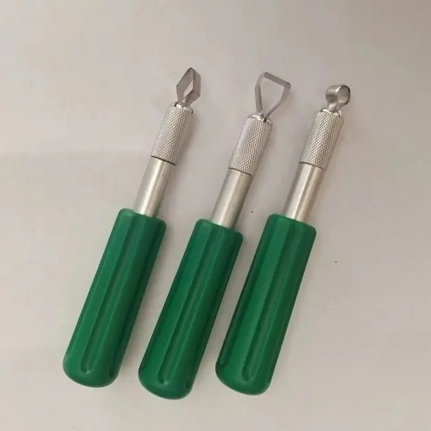 PVC plastic floor construction tools Yin and Yang angle knife one-word round head triangular Yin angle knife Yang angle knife