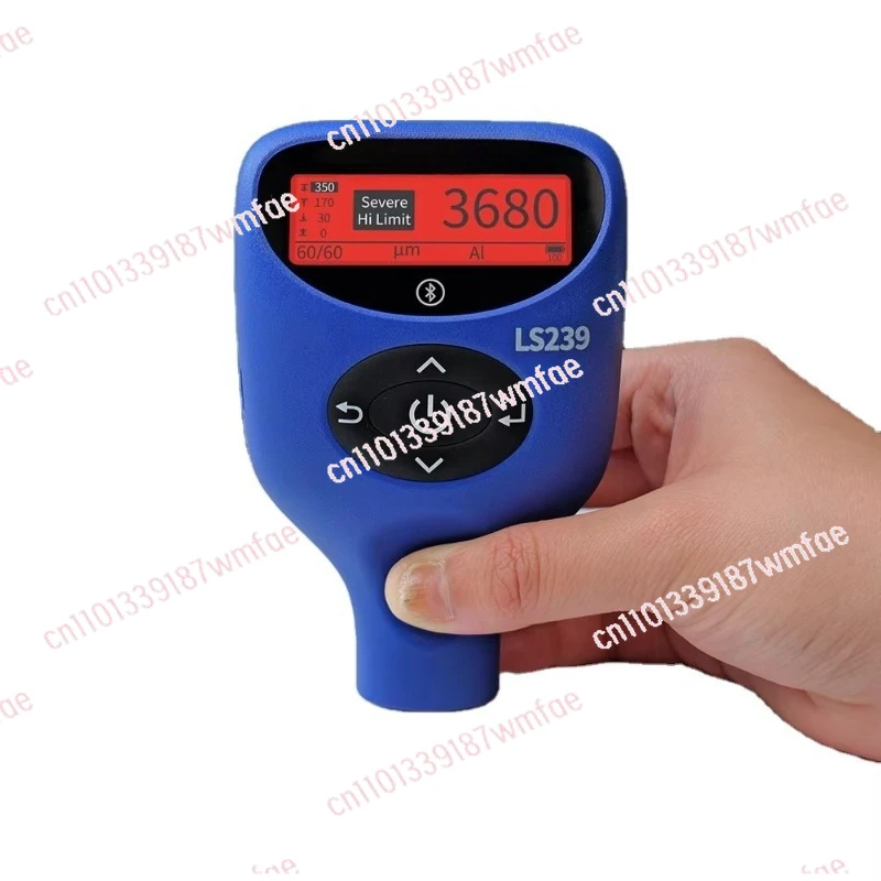 Coating Thickness Gauge with Ruby Tip Auto Paint Meter High Precision 0-5000m Measuring Car Paint Tester