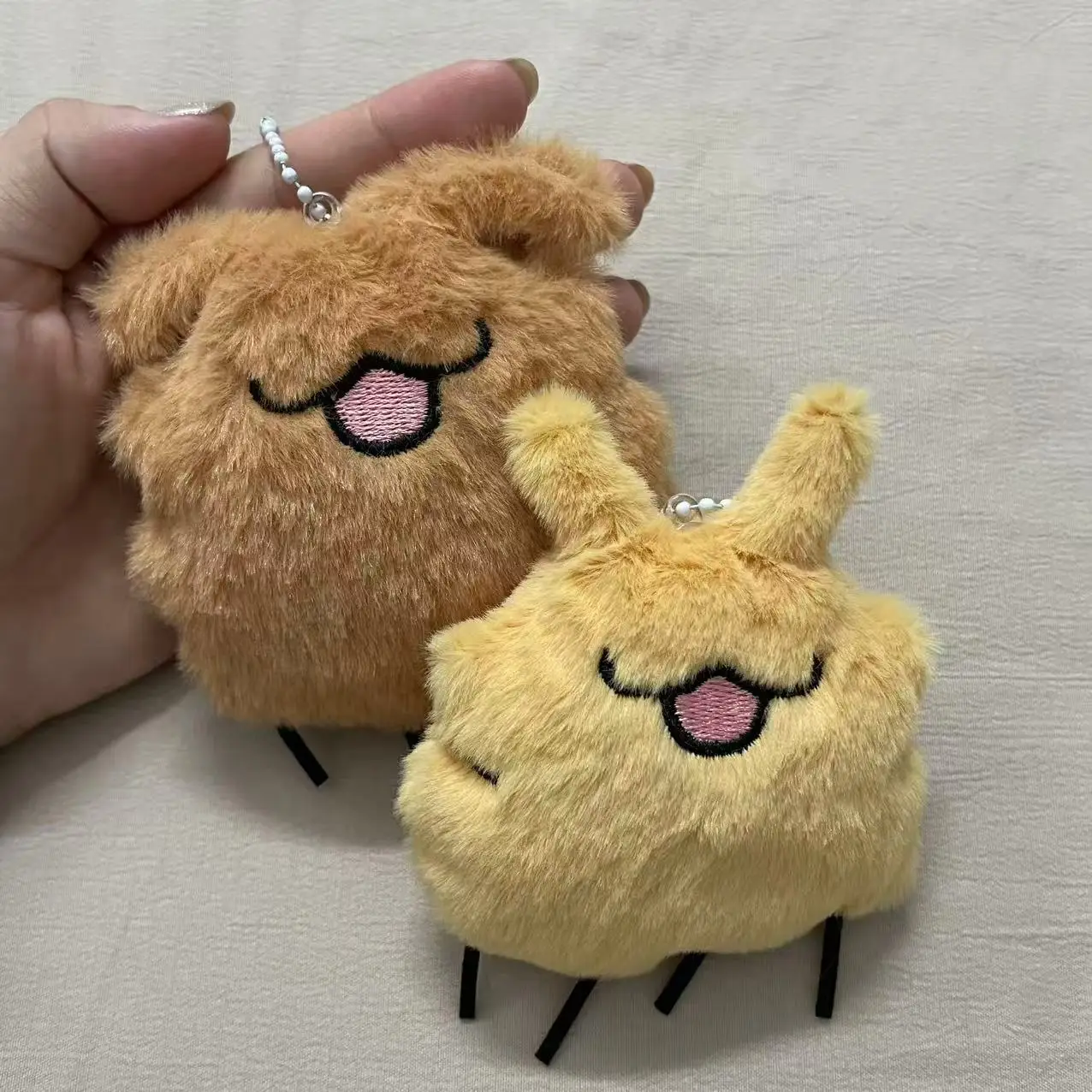 أغنية حرير الفارس المجوف الجديد: قلادة دمية قطيفة على شكل كلب برغوث محلي الصنع مع إبداع صوتي، مجموعة هدايا لطيفة #1