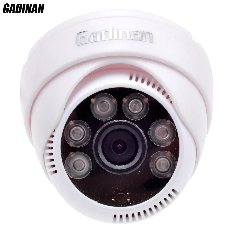 Gadinan-filtro de IR-CUT analógico CMOS 800TVL 1000TVL, lente de 2,8mm, gran angular, visión nocturna, seguridad, cámara CCTV domo interior, salida BNC