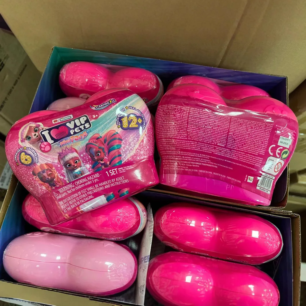 أنا أحب VIP الحيوانات الأليفة المشجعين الصغيرة تصفيف الشعر دمية الحب كلب صغير القلطي مفاجأة صندوق أعمى لعبة جديلة #4