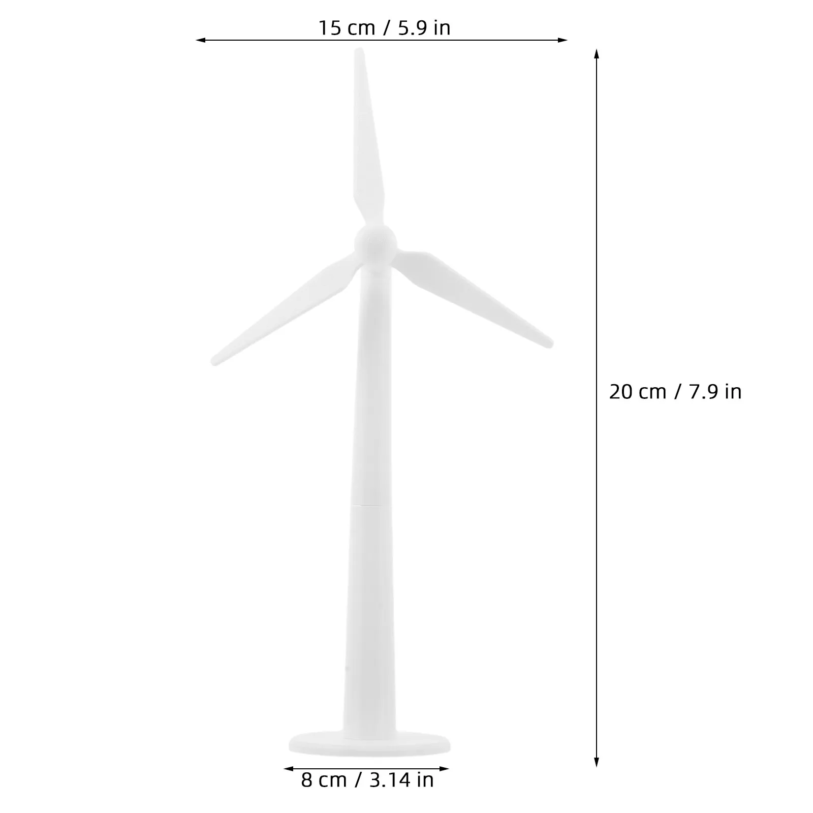 1:150 Miniature Windmill Architectural Landscape Wind Turbine for Diorama Road Layout Sand Table Green Energy Scenery Accessory