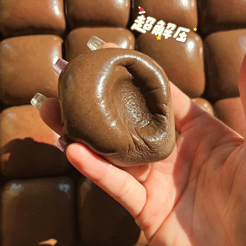 Neue Squishy Mini-Toast-Quetsch-Fidget-Spielzeuge Lustige Langsam Zurückfedernde Stressbälle ASMR Sensorisches Stressabbau-Fidget-Spielzeug Geschenke für Erwachsene – Detail 6