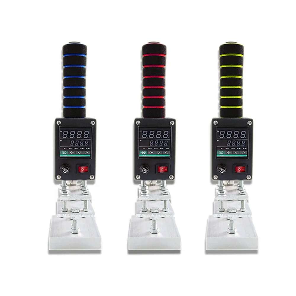 Mão Leather Embossing Machine, Heat Stamping Tool, Manual