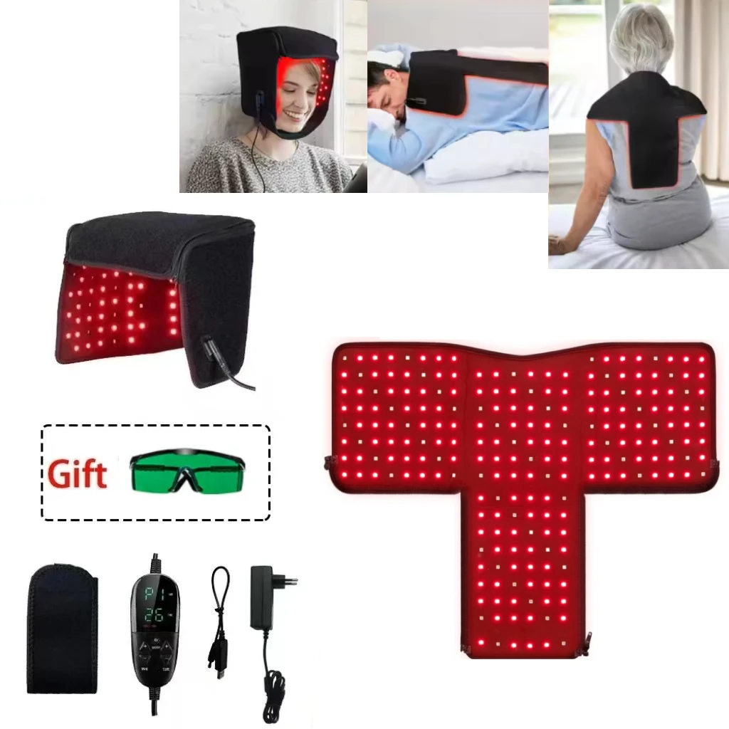 

Red Light Therapy Hat with Controller ，660&850 nm Red&Infrared Light Hair Growth Cap for Prevent hair loss&Fast hair Regrowth