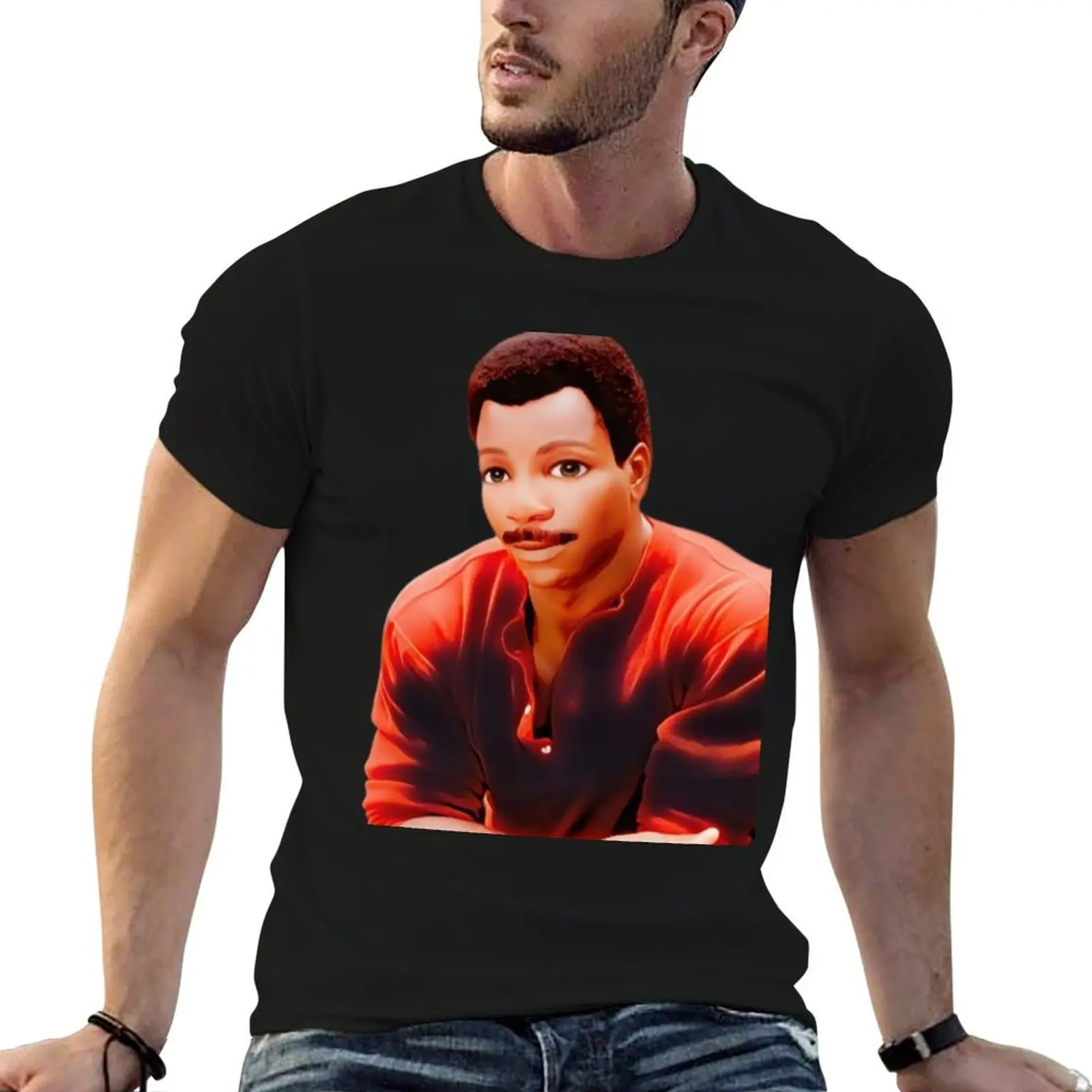Carl Weathers Cartoon T-Shirt t shirts with prints man t shirts cotton cotton t shirts man 100% T-shirt