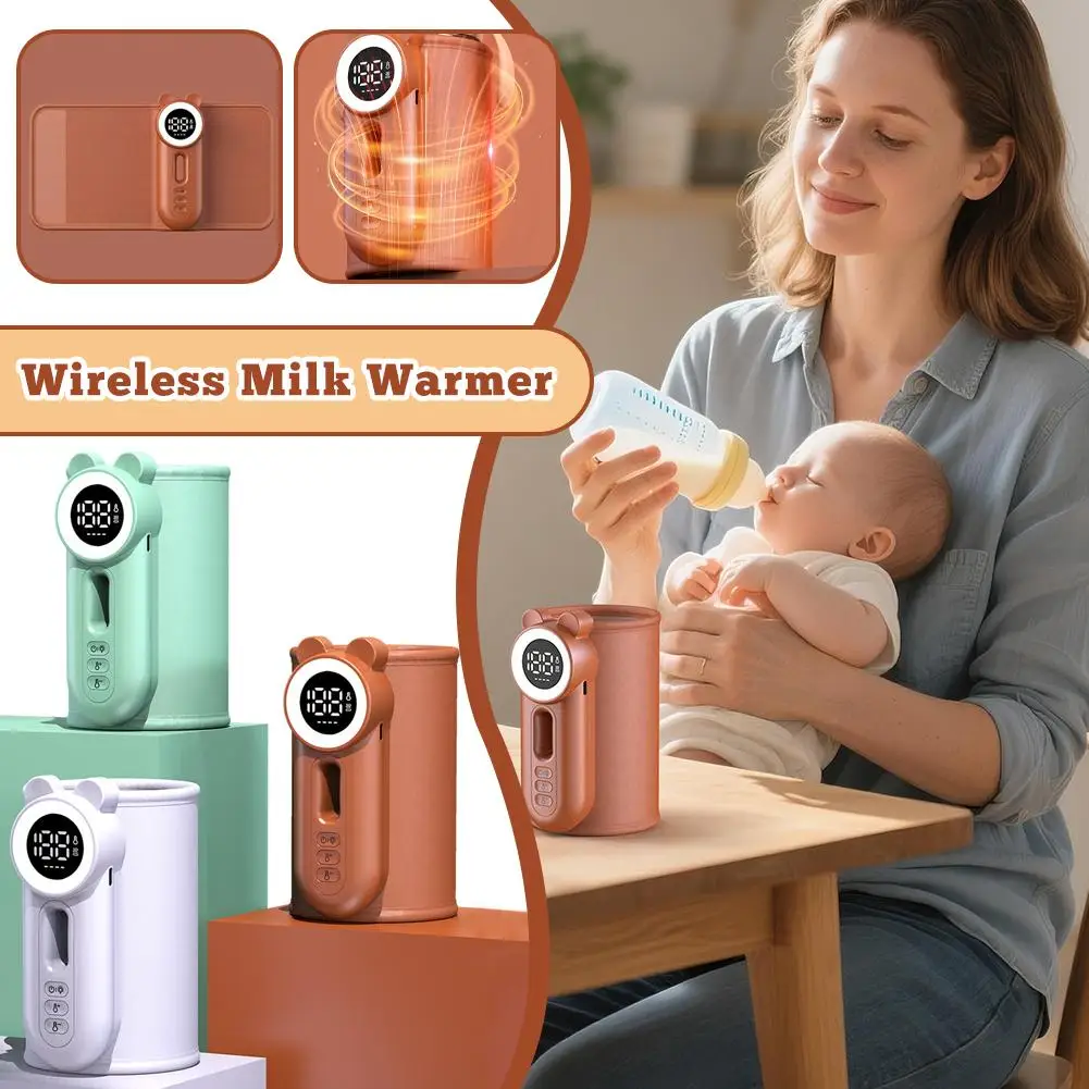 

Wireless Breast Warmer Outdoor Use Portable Breast Warmer Bottle Insulation Cover Electric Storage Model Hot Grandma Bottle Heat