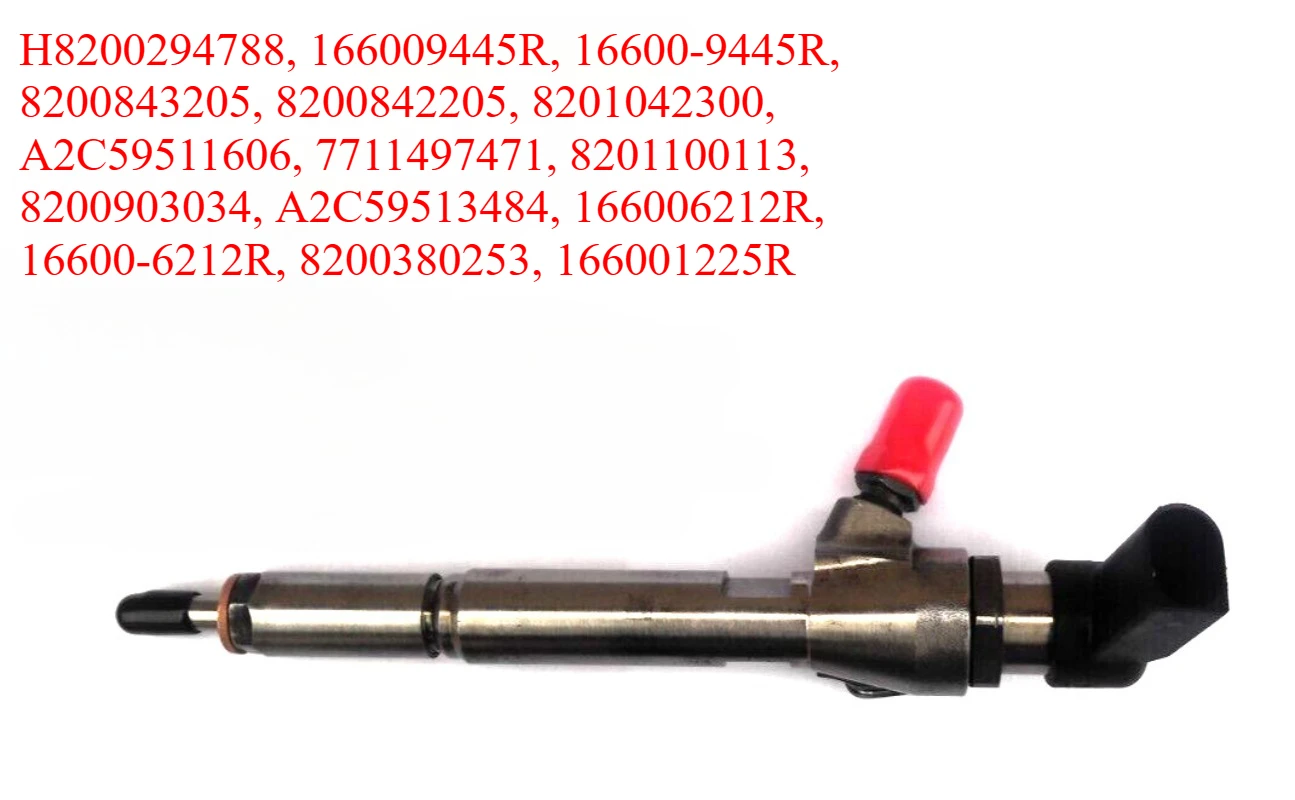

For NISSAN RENAULT 1.5 DCI Common Rail Engine Fuel Injector H8200294788 166009445R A2C59511606 8200843205 8200842205 8201042300