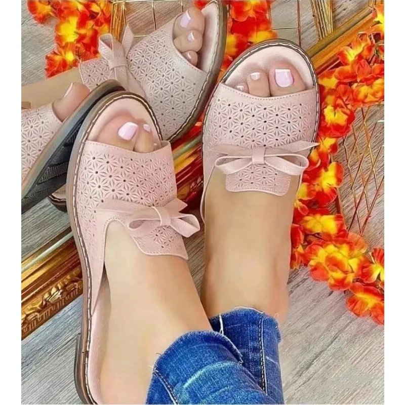 Slippers Women Casual Flats Shoes Summer 2024 Woman Shoes Slingback Sandals Fashion Ladies Flip Flops Daily Walking Woman Slides