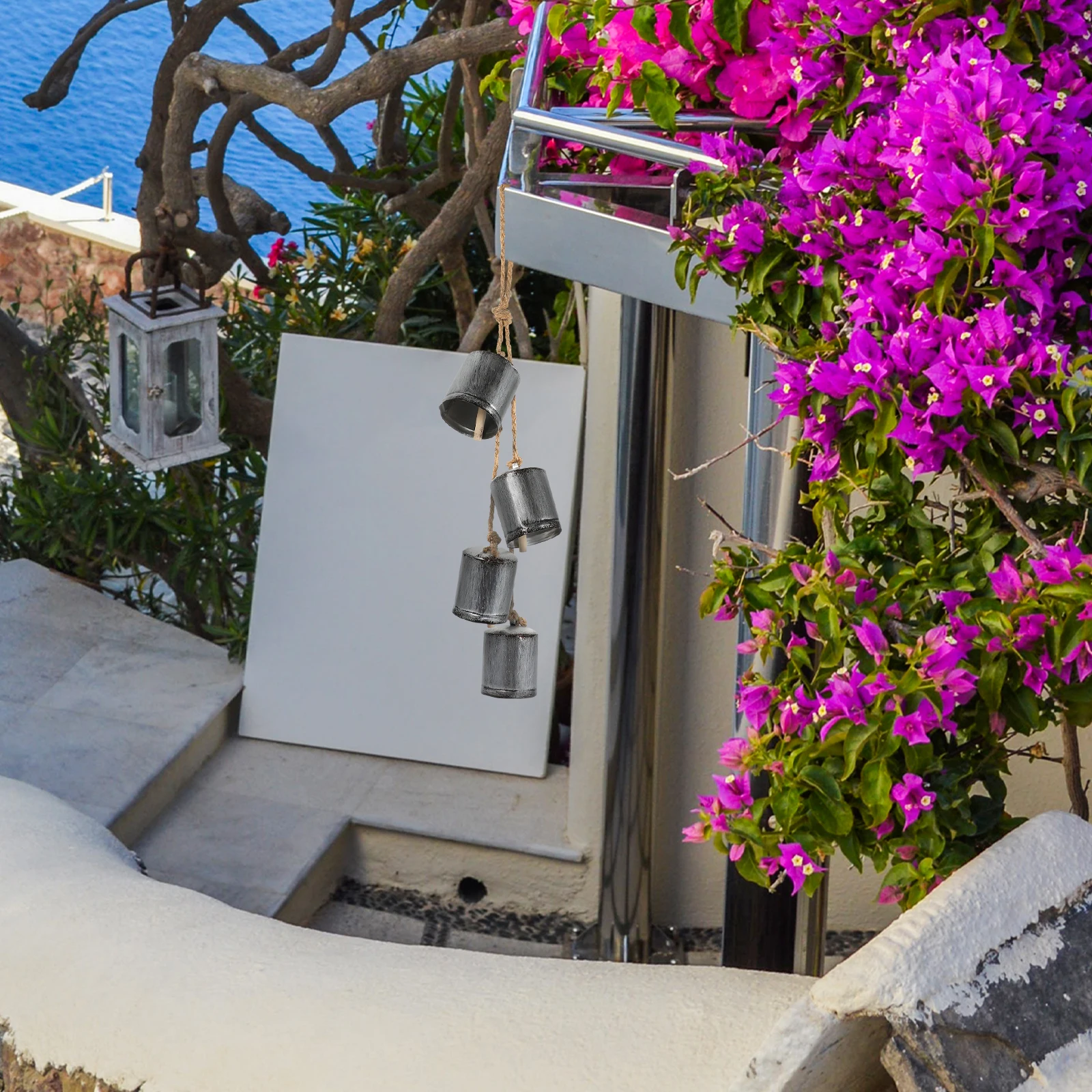 

Rustic Metal Cow Hanging Decorations Vintage Farmhouse Bell Crafts Outdoor Garden Decoration For Home Farm Use Vintage Hanging