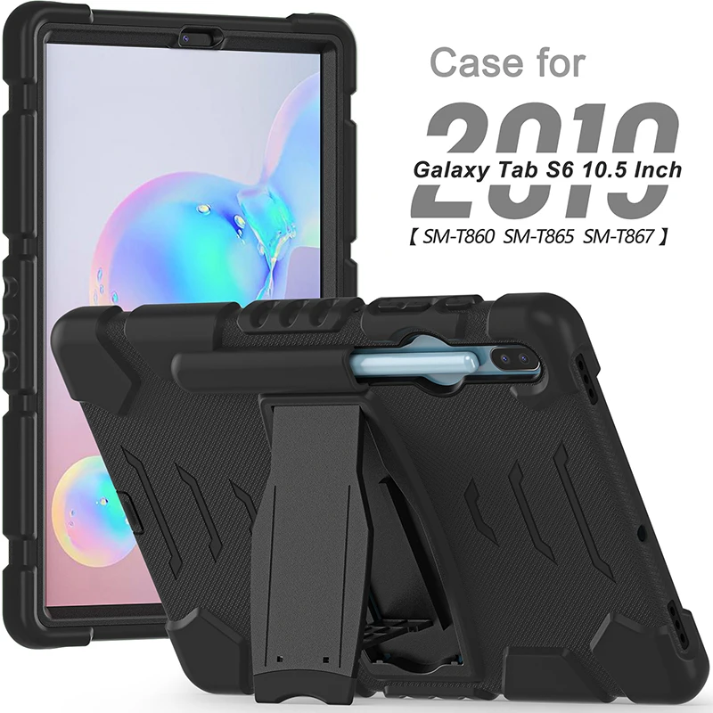Case For Samsung Galaxy Tab S6 10.5 inch 2019 T860 T865 T867 Tablet Case Stand Holder Anti-fall Shockproof Protective Cover