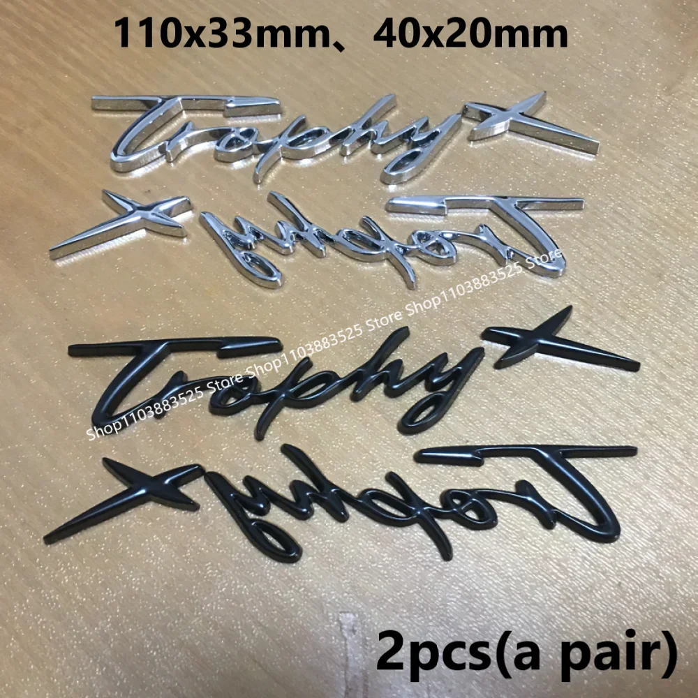 

Metal Modify Sticker Trophy X Logo Rear Trunk Emblem Side Badge Sticker for MG MG7 EZS ZS HS MG3 MG5 MG6 Pro GS GT Sport