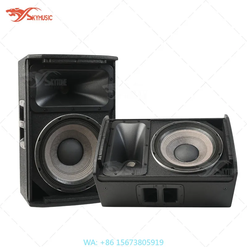 Caixa de Som Ativa de 800 Watts 12 Polegadas Sistema de Som PA Caixa de Som Potente para Palco e Igreja