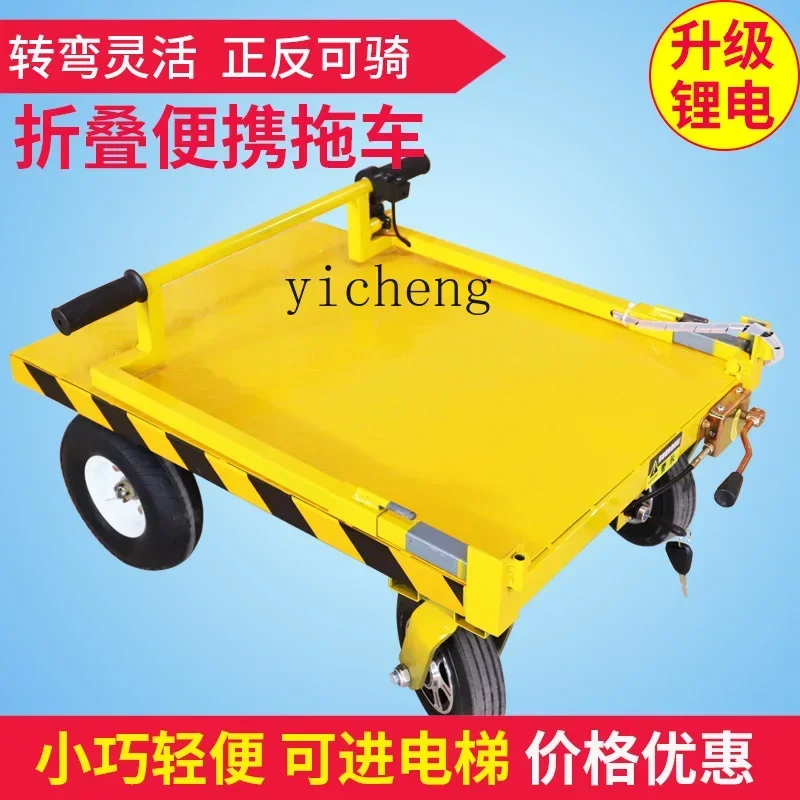 Elektrischer zusammenklappbarer flacher LKW, tragbarer Anhänger, Dekoration, Fliesenzieher