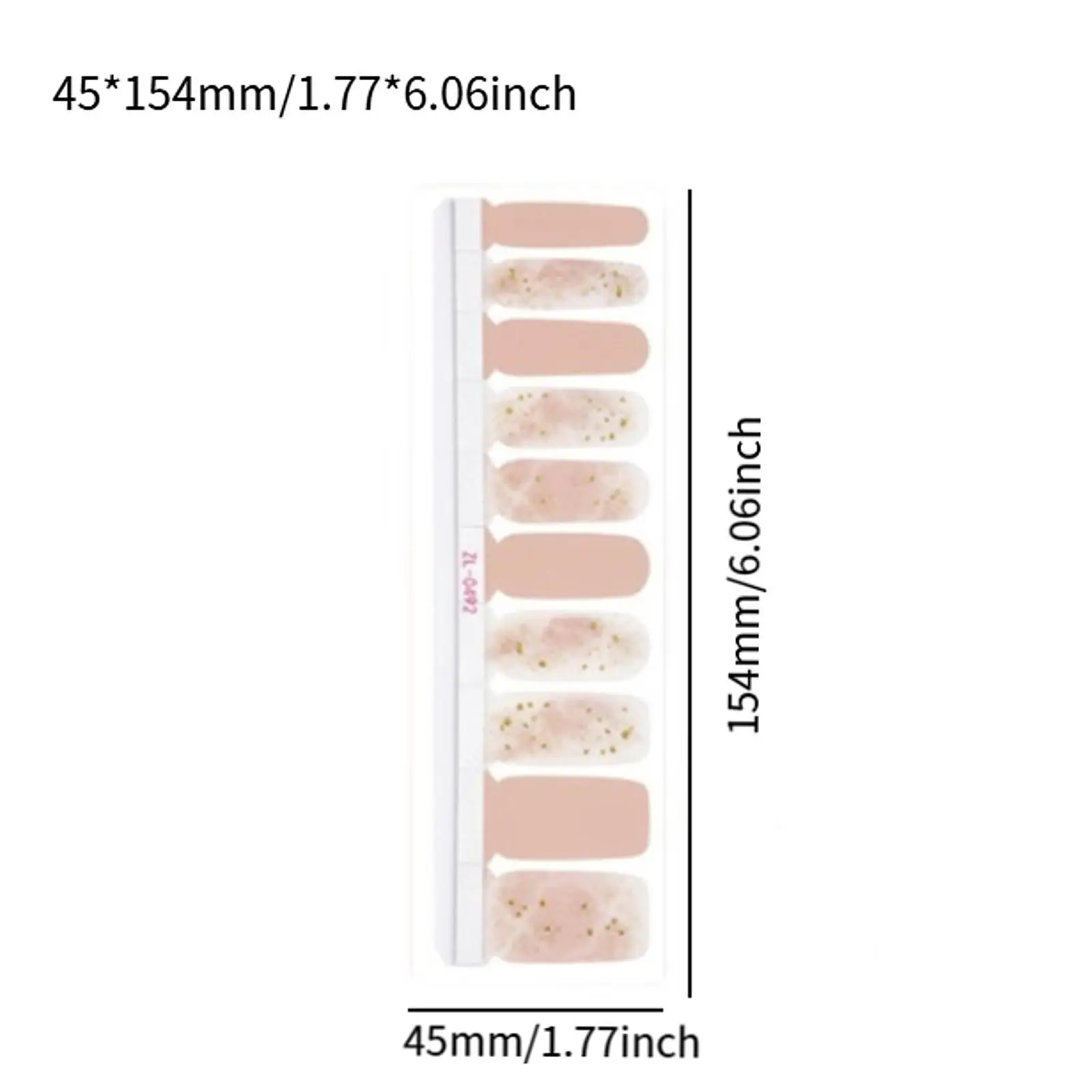 ملصقات جل طلاء الأظافر ، لف كامل ، غطاء كامل ، شارات ، شرائط ، صالون ، منزل ، نساء ، فتيات ، 20