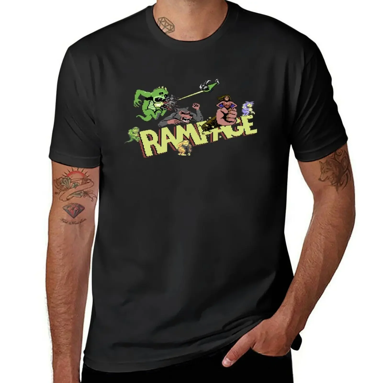 

Rampage T-Shirt kawaii clothes custom shirt black t shirts for men