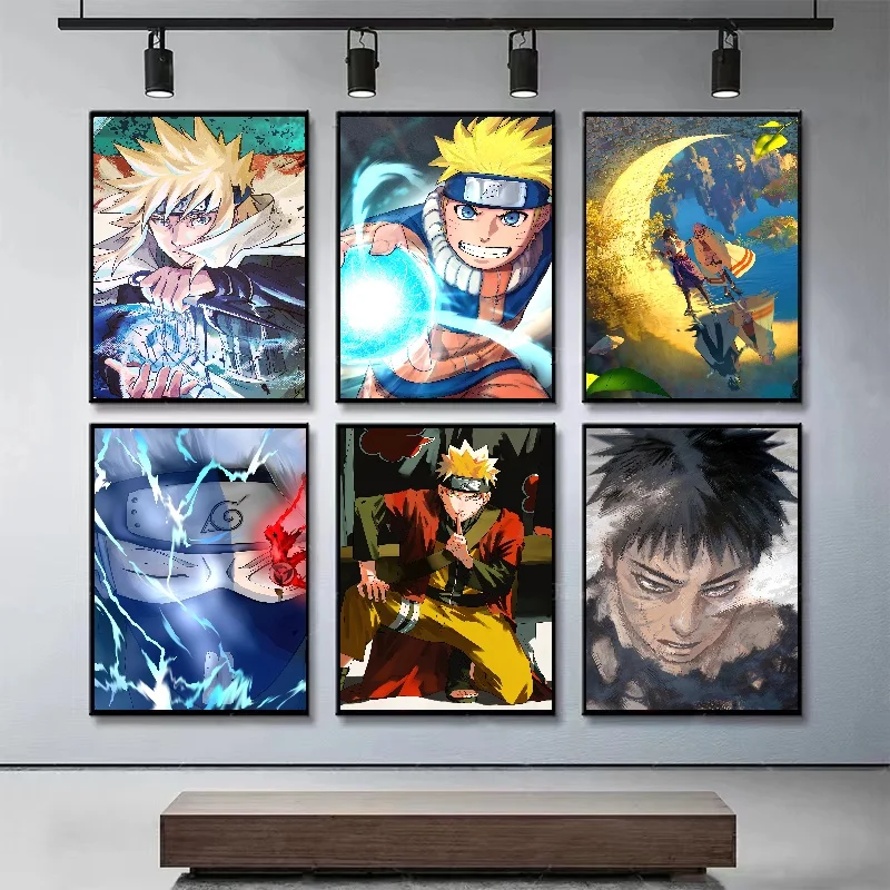 Classic Japanese Anime Naruto Poster Print Cartoon Art Canvas Painting Modern Mural Decoration Pictures Wall Room Decor Cuadros