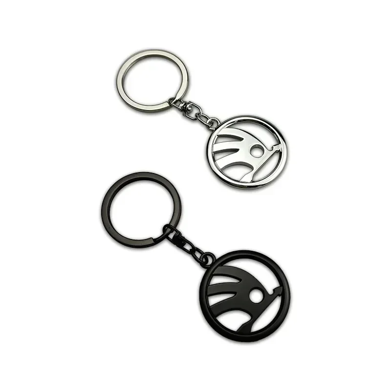 Metal Car Keychain Pendant Key Rings Holder for Skoda Octavia Kodiaq Superb Yeti A7 Roomster VRS Rapid Kodiak Fabia Accessories