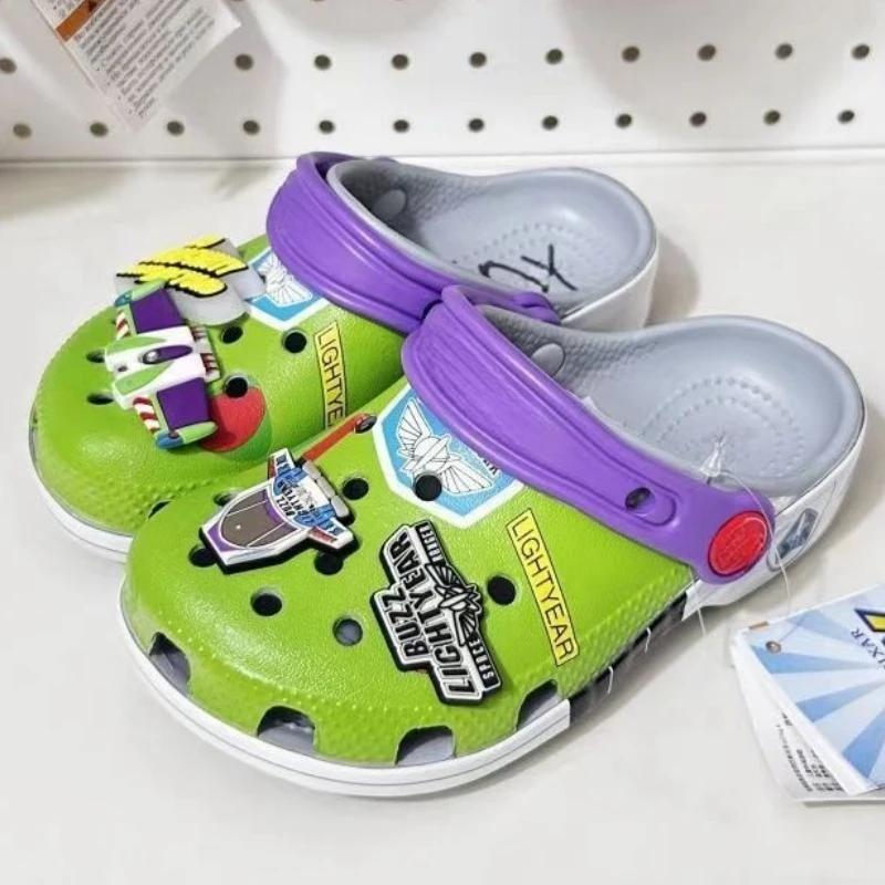 Cartoon anime Buzz Lightyear children's slippers Disney Toy Story cowboy Woody kids shoes cute beach sandals casual garden shoes