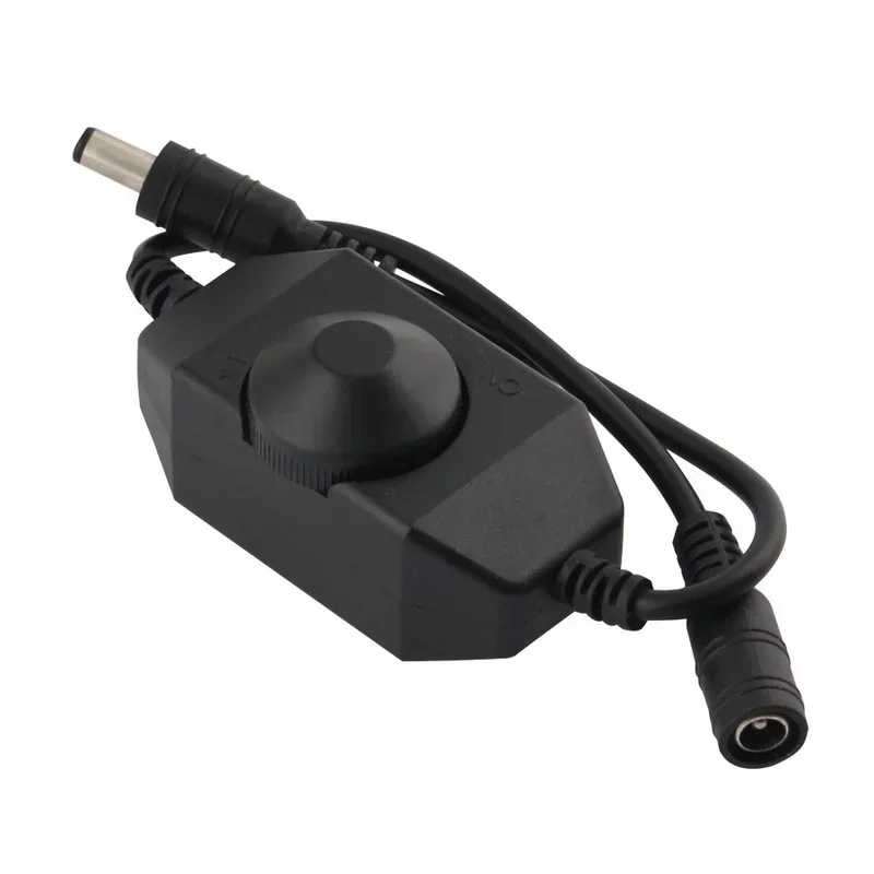 DC 12V 24V LED Knob Stepless Dimming Switch Controller for 3528 5050 Single Color LED Strip Light Dimmer High Quality