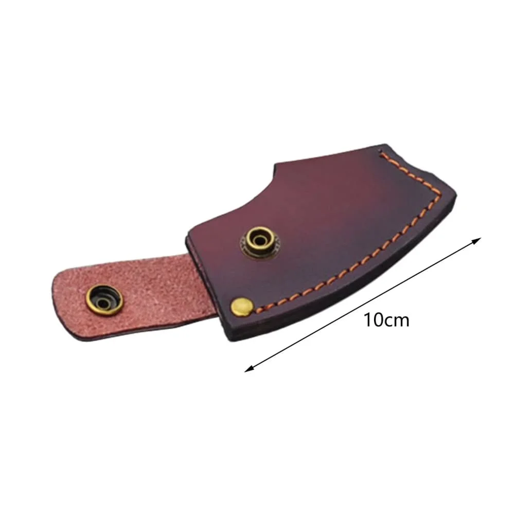 1pc Leather Axe Protective Cover Secure Attachment Axe Protective Cover Stylish For Outdoors Camping Woodworking Hiking