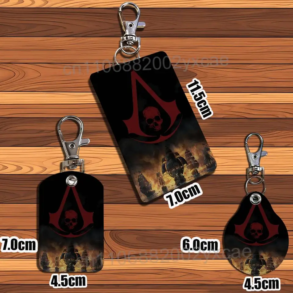 Black Flag Resynced Assassins Creed Cartoon Singer Anime Card