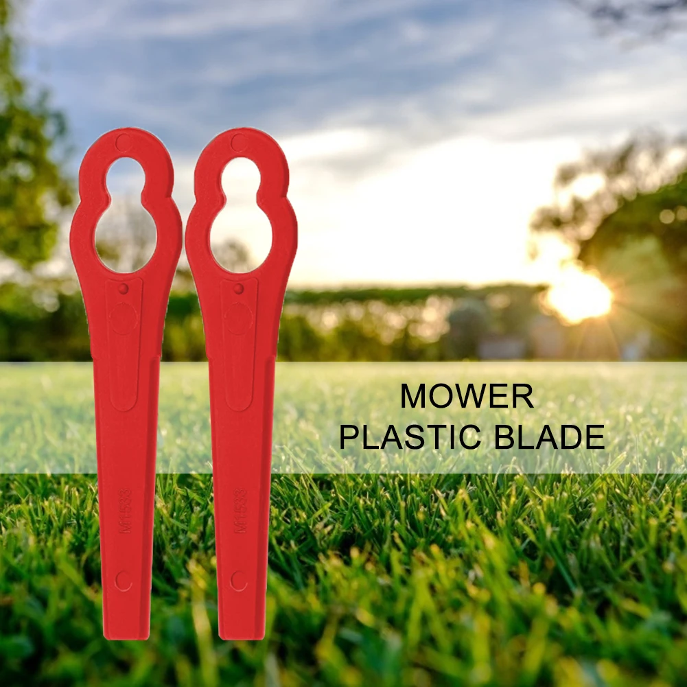 120-20pcs Plastic Cutter Blades For Electric Cordless Grass Trimmer Strimmer Tool Grass Trimmer Blades Replacement Garden Tool view 4