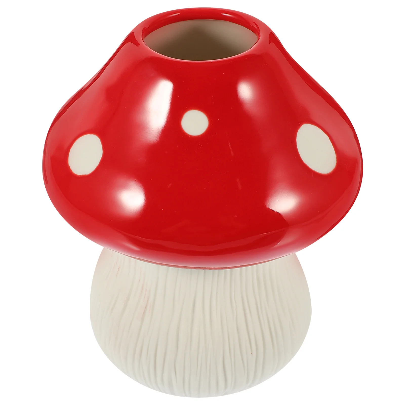 

Ceramic Mushroom Vase Desktop Flower Arrangement Dried Flower Vase Pen Holder Decorative Container Ceramic Vases