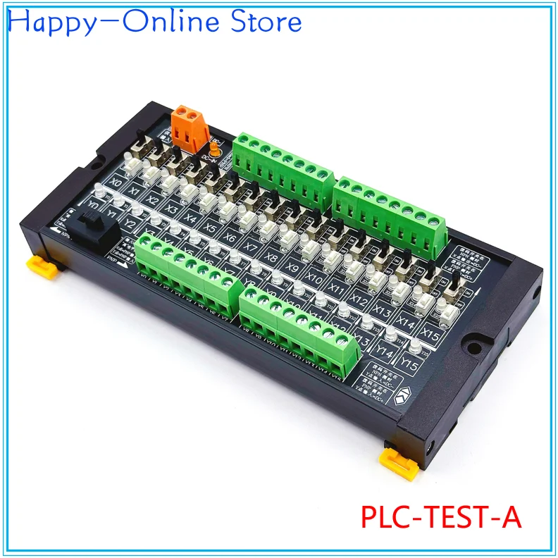 PLC Test Board 16-channel Input and Output Debugging Module Is Compatible with NPN/PNP Key Board