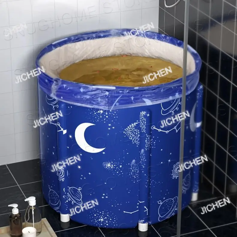 

Adult Bathtub Ice Bath Thickened Foldable Adult Full Body Bathtub Household Children's Bathtub
