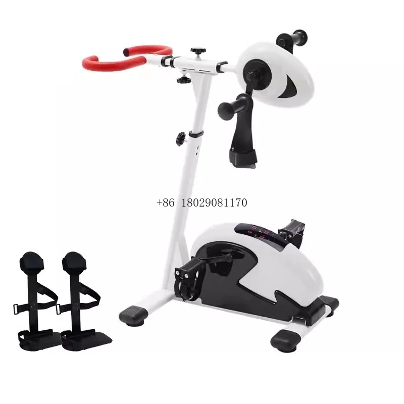 Exerciser Rehabilitation Pedal Exercise Bike with Foot Boots Professional Elderly Physical Therapy Disabled Portable