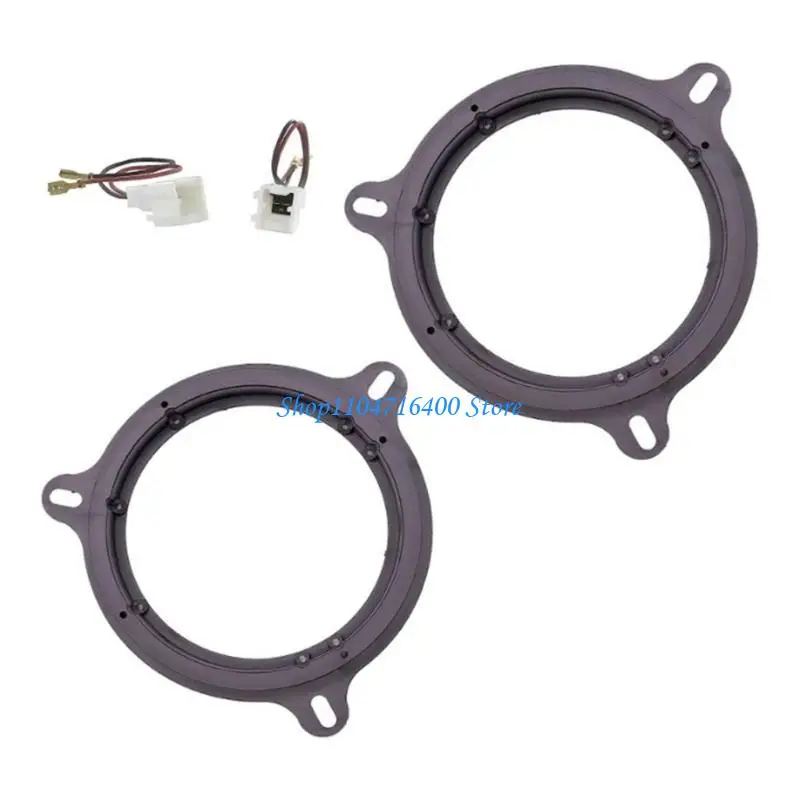 Y1GD Car Speaker Spacers Pad Auto Austories لـ Dacia مع تسخير السماعة