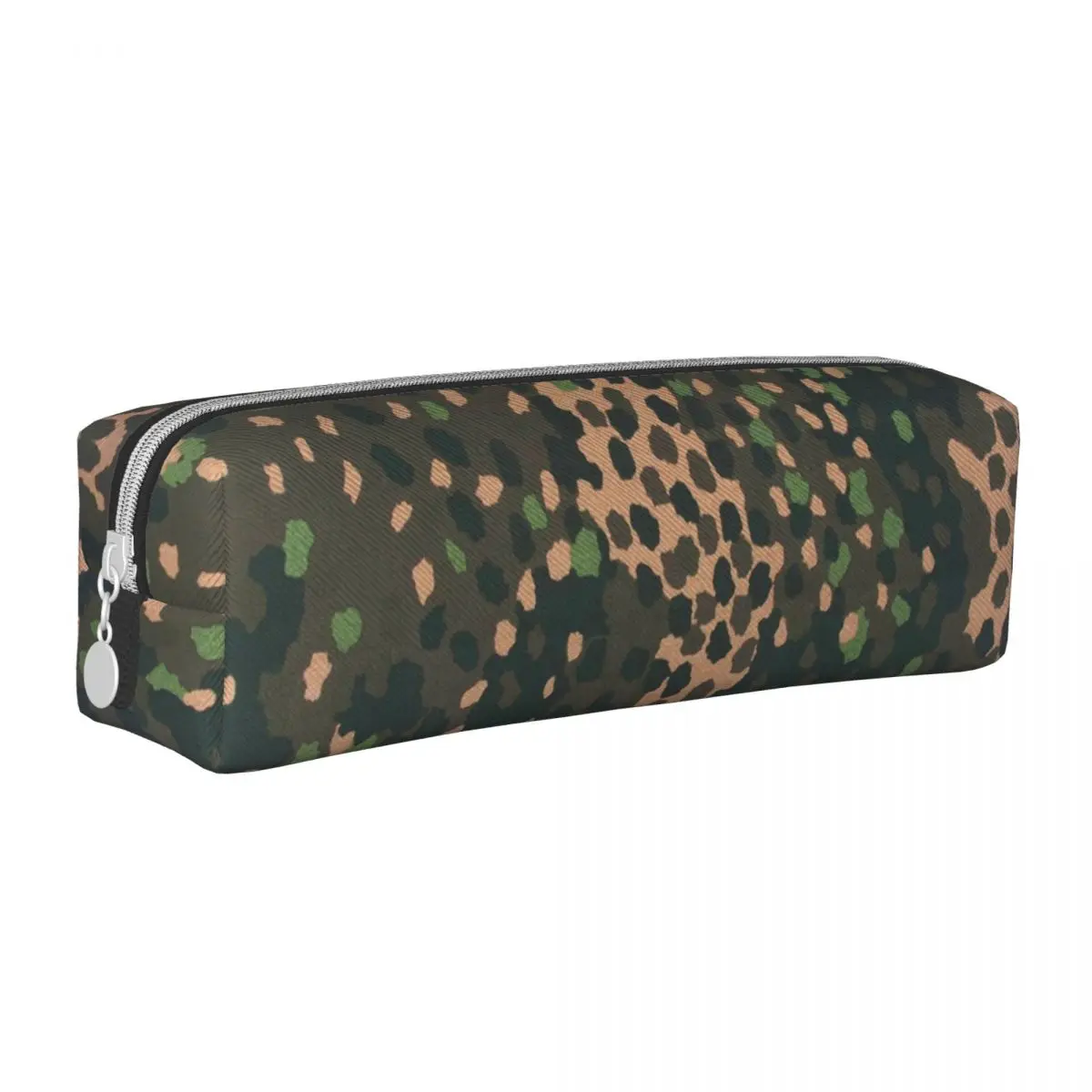 Pea Dot Camo Pencil Cases Cute Multicam Military Pen Box Bag Girls Boys Big Capacity Office Zipper Pencil Box