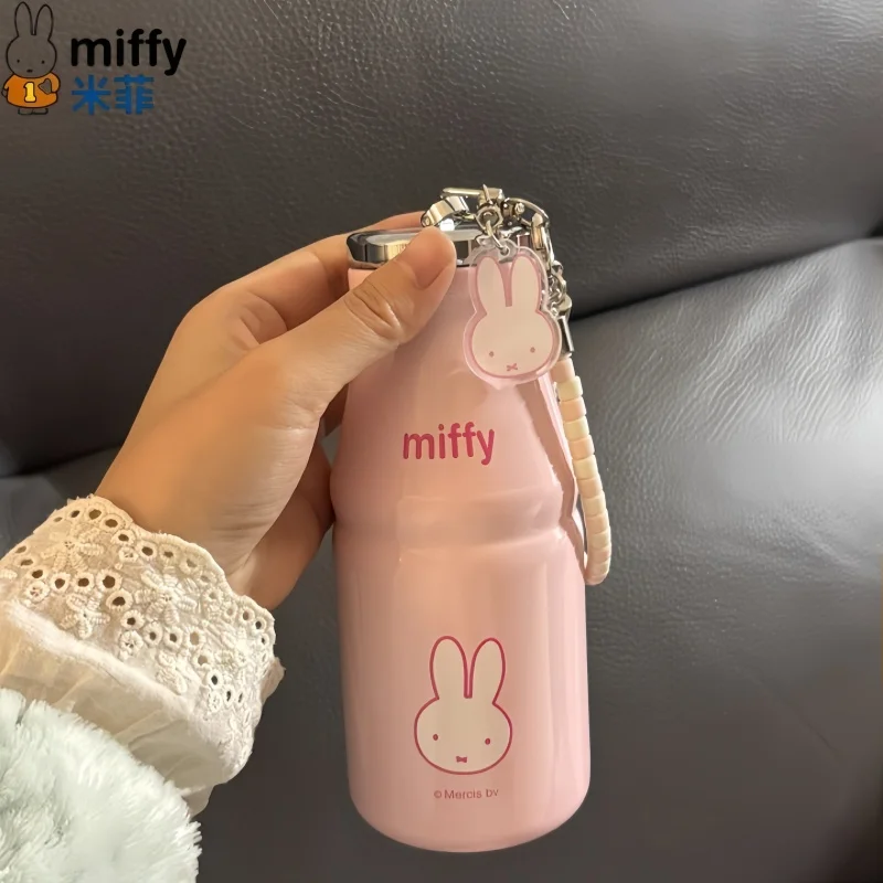 

Термокружка Miffy: Новая модель, высокое качество, компактный размер, портативная мини-кружка для кармана, коллекционная серия, подарок, украшение